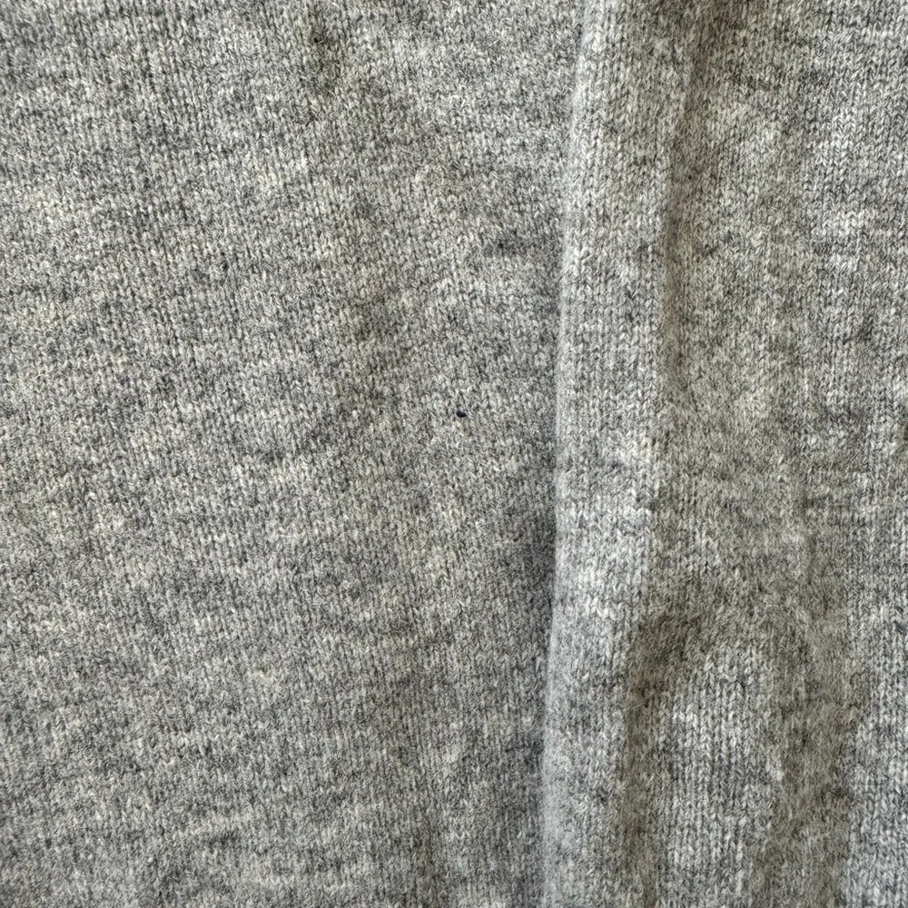 J. Crew 100% Lambs Wool Gray Sweater Size S